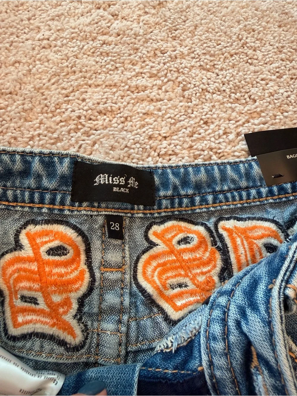 Women’s Miss Me Lyric low rise baggy jeans